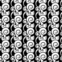 black and white fo abstract background