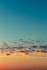 Wall Mural - Beautiful natural sky background in Sunset time
Vertical Style