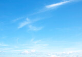 Fototapeta  - Blue sky background and white clouds soft focus