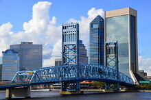 Skyline Der Downtown Von Jacksonville, Florida