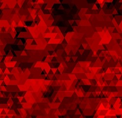 Canvas Print - vector trendy low poly seamless pattern. camouflage polygonal background