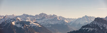 Panorama Berge Im Winter