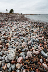 Canvas Print - A rocky beach on the shores of the Baltic Sea