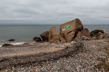 Wall Mural - A rocky beach on the shores of the Baltic Sea