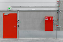 Fire Door And Hydrant New Logistics Hall