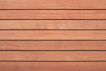 Exterior wooden decking or flooring isolated on white background