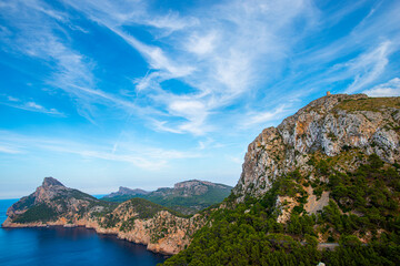 Wall Mural - Landscape at the sea in Mallorca, Spain