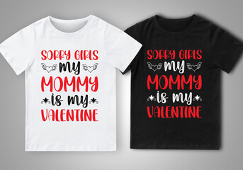 Happy Valentine's Day T-Shirt Design.

FILE INCLUDED:

♦ 1 Ai file
♦ 1 EPS file
♦ 1 SVG file
♦ 1 JPG file for a quick preview
♦ 2 PNG file for Black and White Color t-shirt design (Transparent 300dpi)