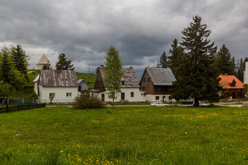 View of Zabljak village, Montenegro.