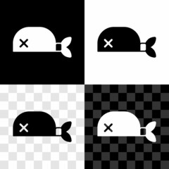 Sticker - Set Pirate bandana for head icon isolated on black and white, transparent background. Vector