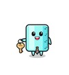 © heriyusuf - cute ruler as a real estate agent mascot