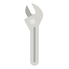 Sticker - wrench flat icon