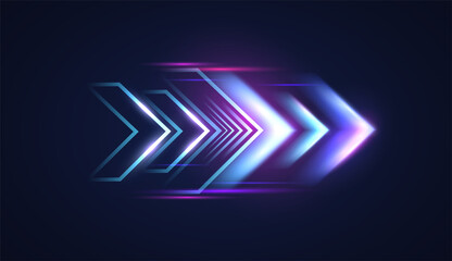 Wall Mural - big data traffic visualization, dynamic high speed data streaming traffic. high tech concept with lu