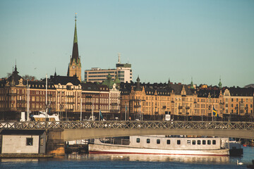 Wall Mural - Stockholm is the capital of Sweden.