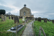 Entrance To The Graveyard, Fylingdales, St Stephen Old Church, North Yorkshire, United Kingdom.