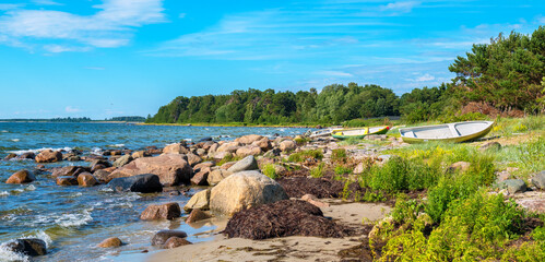 Baltic Sea shoreline. Estonia