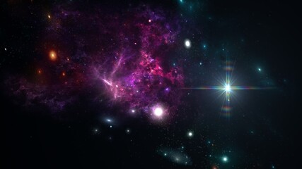 Wall Mural - planets galaxy science fiction wallpaper beauty deep space cosmos physical cosmology stock photos.