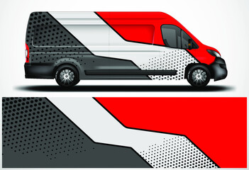 Car Wrap Van Design Vector