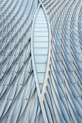 Poster - Exterior of modern architecture. Building abstract background  pattern