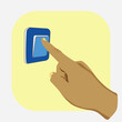 © kharis illustration - light or lamp switch off and on in editable vector design
