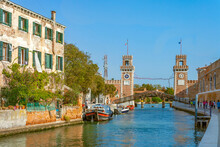 Venice, View From Ponte Dell'Arsenale To Entrata Dell'antico Arsenale
