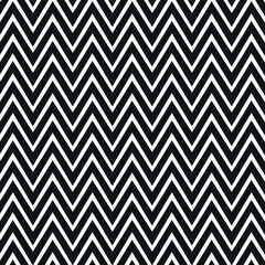 Wall Mural - zig zag tribal chevron seamless pattern black and white background vector illustration pattern for website design or print