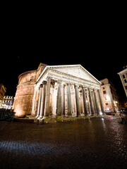 Wall Mural - Rome pantheon at night