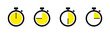 © Svitlana - Timer icon set. Stopwatch icon. Vector line icon for Business and Advertising