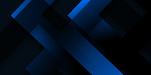 Modern Dark Blue Presentation Abstract Background. Abstract Technology Background With 3D Layered Line Stripe