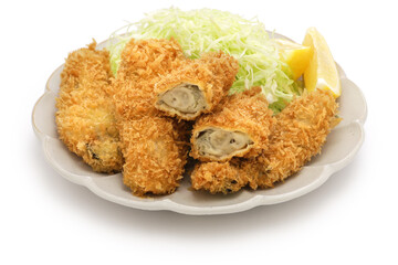 Wall Mural - kaki fry ( deep fried breaded oysters ), japanese cuisine