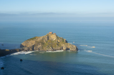 Wall Mural - San Juan de Gaztelugatxe on the coast of Bizkaia