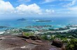 Scenic view from the hilltop in the Copolia Trail, Mahe island, Seychelles