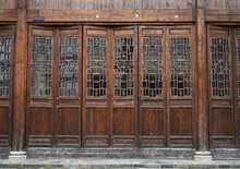 Old Wooden Door In Town