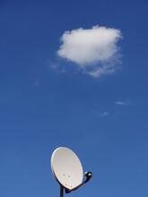 Satellite Dish Blue Sky