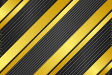 Modern Luxury Abstract Background Design Yellow Color With Line Stripes Minimal Style, Vector Illustration Eps File