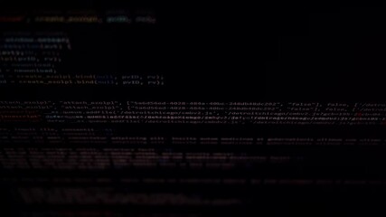 Wall Mural - network code programming technology with encryption software