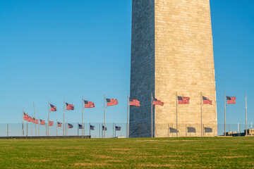 Wall Mural - Washington Monument in the National Mall in Washington, D.C., USA