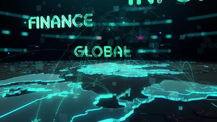 India News with digital technology hitech concept