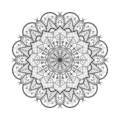 Canvas Print - Illustration of mandala art