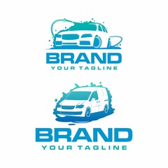 Wall Mural - car wash logo