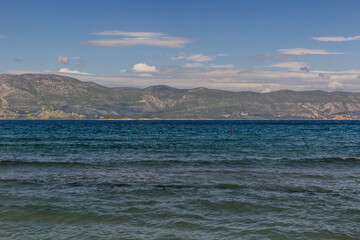 Wall Mural - View of Croatia sea coast