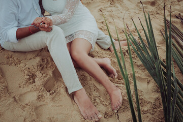 Wall Mural - person on the beach