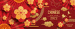 happy chinese new year 2022 banner design. year of the tigel. vector illustration
