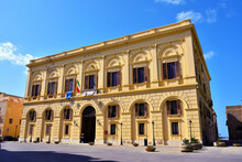 D'alì Palace Built In 1904, The Palace Is Now The Seat Of The Town Hall Trapani Italy