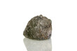 macro mineral stone Apatite on a white background