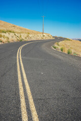 Poster - road in the desert