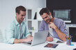 © georgerudy - Attractive businessmen co-working