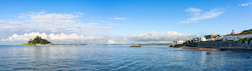 Canvas Print - Coast of Marizon panorama in Cornwall. United Kingdom