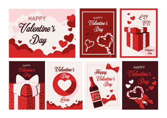 Sticker - valentines day invitation cards