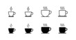 © avaicon - coffee cup icons set. cup a coffee sign and symbol